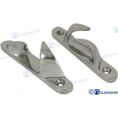 Cornamusas, bitas y guiacabos GS70070 - GUIACABOS INOX. -PAR- 114 MM.
