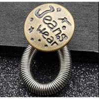 Op en Top Zwanger Broek Verlenger Veer Koperen knoop Jeans Wear - thumbnail