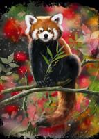 Red Panda Puzzel 1000 stukjes - thumbnail