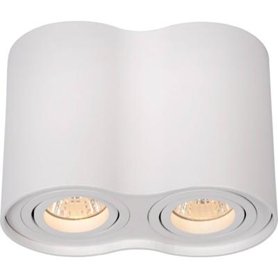 Lucide TUBE - Plafondspot - 2xGU10 - Wit
