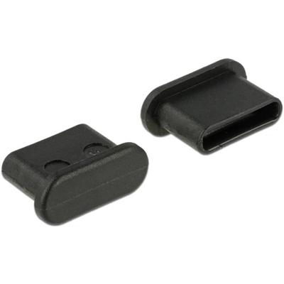 Delock 64014 Stofbescherming voor USB type-C-bus zonder handgreep 10 stuks zwart 10 stuk(s) Delock 64014 Stofbescherming voor USB type-C-bus zonder handgreep 10 stuks zwart 10 stuk(s)