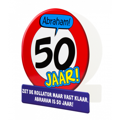 Abraham Wenskaart Verkeersbord