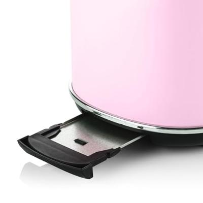 Retro Serie - 2 Slice Toaster -815W - Pink Retro Serie - 2 Slice Toaster -815W - Pink