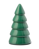 HEMA Kerstboom 8.4x8.4x15cm keramiek groen - thumbnail