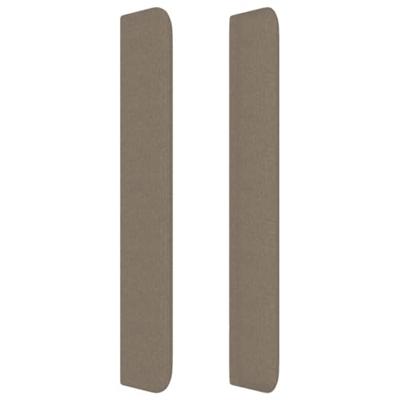 Boxspring met matras stof taupe 180x200 cm