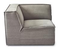 Rivièra Maison Modulaire Bank 'The Jagger' Corner, Cotton, kleur Stone - thumbnail