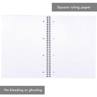 Collegeblok pukka jotta a4 rt 5x5 4-g 200pags gn - thumbnail