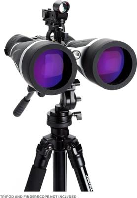 Celestron 72031 SkyMaster 20x80mm waterdichte Porro Prismaverrekijker met rubber gewapende bescherming, multi gecoate lens, BaK-4 prismaglas en luxe draaghoes, Zwart