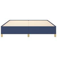 Boxspringframe stof blauw 160x200 cm - thumbnail