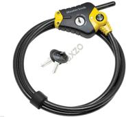 Antidiefstalapparaat - MASTER LOCK - Python 8433EURD - Verstelbare lengte van 30 cm tot 1,8 m - Gedraaid staal - Zwart - thumbnail