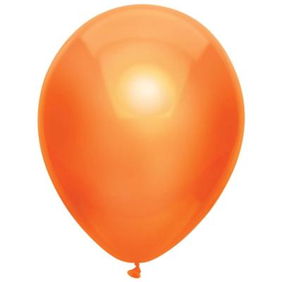 Metallic Ballonnen Oranje 30cm - 10 stuks