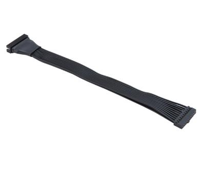 Akasa USB 3.0 19-pin internal extension cable with low-profile connector Zwart