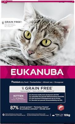 Eukanuba Kitten met zalm graanvrij kattenvoer 10 kg