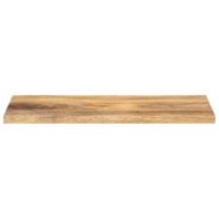 Tafelblad rechthoekig 80x40x2,5 cm massief mangohout - thumbnail