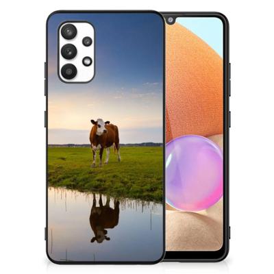 Samsung Galaxy A32 4G | A32 5G Enterprise Editie Dierenprint Telefoonhoesje Koe