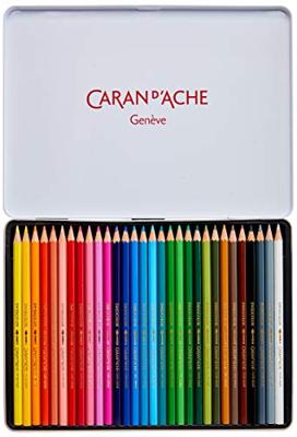 Kleurpotloden Caran d&apos;Ache Swisscolor aquarel 30 stuks assorti