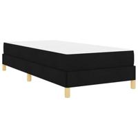 Boxspring bed Zwart en Bruin 90 x 200 cm - thumbnail