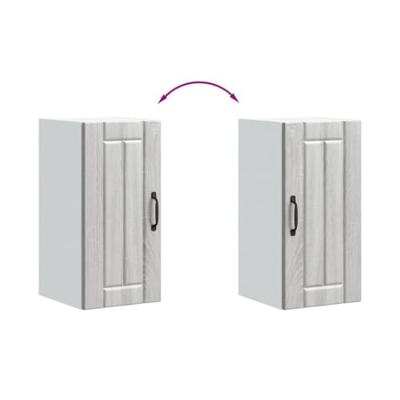 Keukenwandkast Lucca bewerkt hout grijs sonoma eikenkleur Keukenwandkast Lucca bewerkt hout grijs sonoma eikenkleur