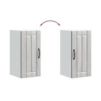 Keukenwandkast Lucca bewerkt hout grijs sonoma eikenkleur - thumbnail