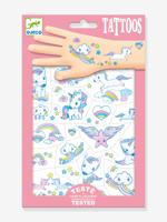 DJECO Eenhoorn Tatoeages rozen - thumbnail