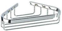 Geesa Basket Douchemand hoek 22cm Chroom 91144a - thumbnail