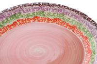 Serviesset Home ESPRIT Roze Keramiek 27 x 27 x 2 cm 18 Onderdelen - thumbnail