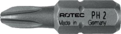Rotec PRO Insertbit PH 2-R L=25mm C 6,3 BASIC, 4,6 - 4,8mm - 10 stuks - 8000005 Rotec PRO Insertbit PH 2-R L=25mm C 6,3 BASIC, 4,6 - 4,8mm - 10 stuks - 8000005