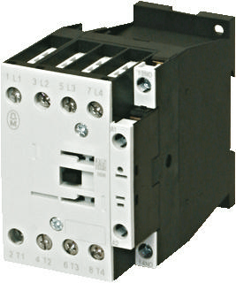 Eaton 109840 vermogensschakelaar, 4-polig met 1 sluiter, 45 A/AC1, DC-bediening