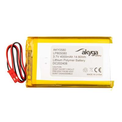 Akyga LP805080 Accupack Batterijgrootte: Speciaal LiPo 3.7 V 4000 mAh