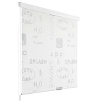 VidaXL Rolgordijn voor douche 140x240 cm splash - thumbnail