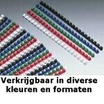 Bindrug gbc 12mm 21rings a4 blauw - thumbnail