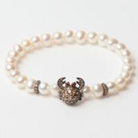 Lancaster JLA-BR-CRAB-4-WH 16 mm Dames armband - thumbnail