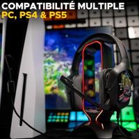 Bekabelde gamingheadset - The G-Lab - KORP COBALT 7.1 - 7.1 surround sound - USB - RGB - thumbnail