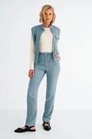 Maicazz Pubra - Top Sp26.60.325 T-shirt Lange Mouw Offwhite - Silver - thumbnail