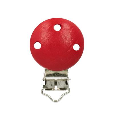 Speenclip hout rood