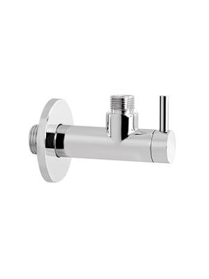 Hoekstopkraan Hotbath Cobber Rond met Filter Geborsteld Messing PVD