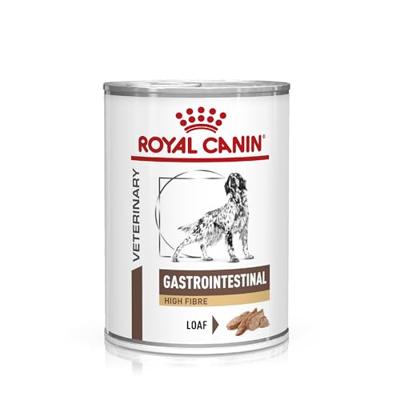 Royal Canin Veterinary Gastrointestinal High Fibre natvoer hond (paté) 1 tray (12 x 410 g)
