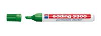 Viltstift edding 3300 schuin 1-5mm groen - thumbnail