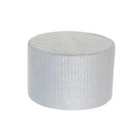 Voetensteun DKD Home Decor Polyester Hemelsblauw Spons Hout MDF (55 x 55 x 35 cm) - thumbnail