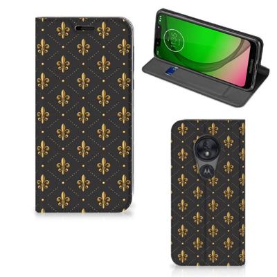 Motorola Moto G7 Play | Hoesje met Magneet | Franse Lelie