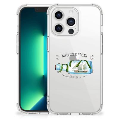 iPhone 13 Pro Max Stevig | Bumper Hoesje | Boho Bottle