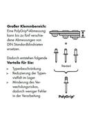 Gesipa 1432059 Popnagel (Ø x l) 4 mm x 17 mm RVS Aluminium 50 stuk(s) - thumbnail