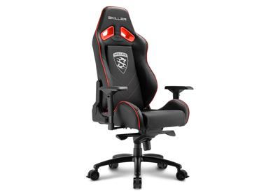 Sharkoon SKILLER SGS3 PC-gamestoel Gecapitonneerde zitting Zwart, Rood