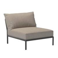 Houe Level2 fauteuil frame donkergrijs stof ash heritage - thumbnail