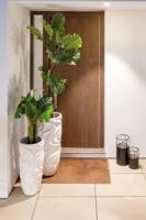 Kaarshouder Home ESPRIT Zwart Metaal Kristal 24,5 x 24,5 x 46 cm (2 Stuks) - thumbnail