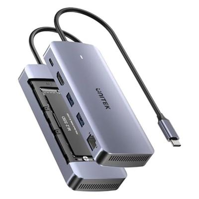 UNITEK ACTIEVE HUB USB-C 10GBPS, M.2, HDMI, PD 100W