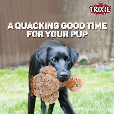 Trixie pluche eend bruin - thumbnail