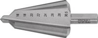 Promat/Tecwerk Getrapte plaatboor | boorbereik 16-30,5 mm | HSS-Co totale lengte 76 mm | snedeaantal 2 - 4000862023 - thumbnail