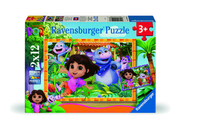 Ravensburger puzzels Dora the Explorer 2x12 stukjes