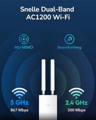 Cudy AP1200 867 Mbit/s Wit Power over Ethernet (PoE)